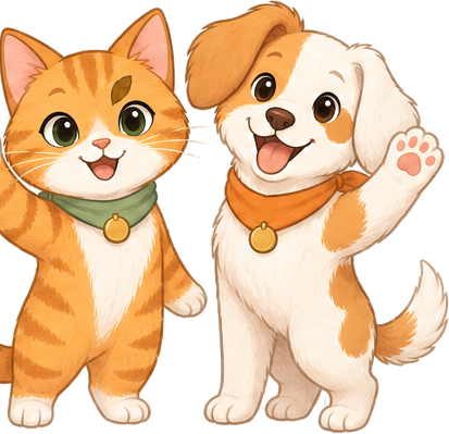 小橘與暖暖歡迎新手飼主